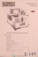 Eagle-Eagle EBT 150, Tube Bending Machine, Operations Manual Year (2000)-Eagle-EBT 150-02